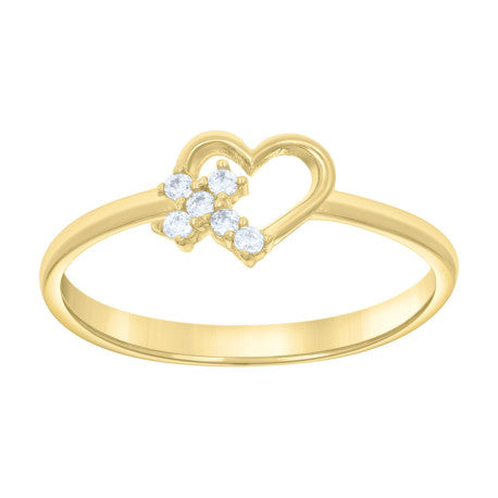 14Kt Gold Cz Ring