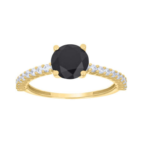 14Kt Gold Cz Ring