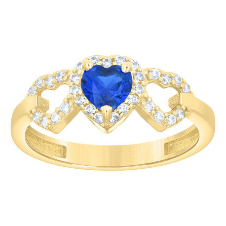 14Kt Gold Cz Ring