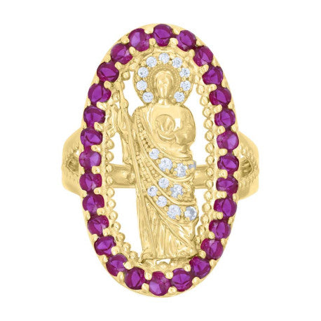 14Kt Gold Cz Ring
