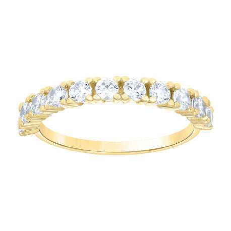 14Kt Gold Cz Ring