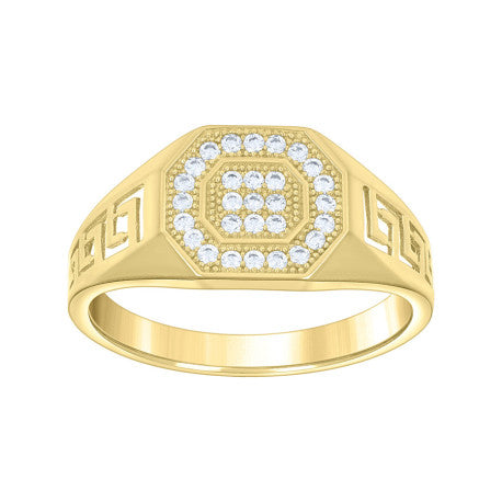 14Kt Gold Cz Ring