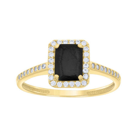 14Kt Gold Cz Ring