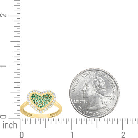 14Kt Gold Cz Ring