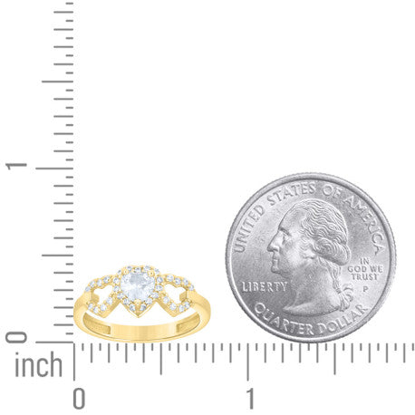 14Kt Gold Cz Ring
