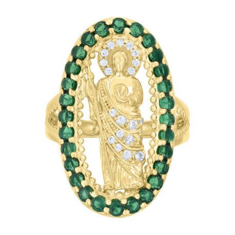 14Kt Gold Cz Ring