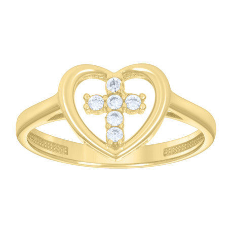 14Kt Gold Cz Ring