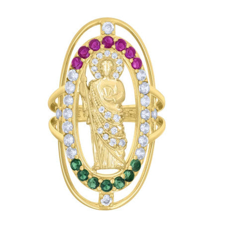 14Kt Gold Cz Ring