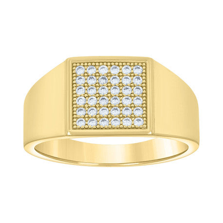 14Kt Gold Cz Ring