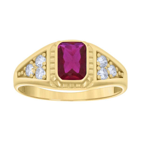 14Kt Gold Cz Ring