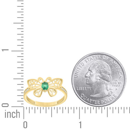 14Kt Gold Cz Ring
