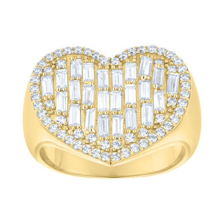14Kt Gold Cz Ring