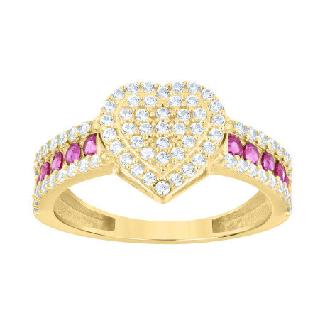14Kt Gold Cz Ring