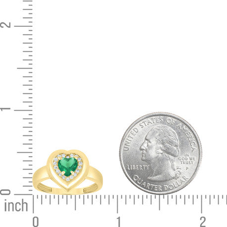 14Kt Gold Cz Ring