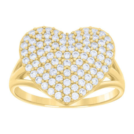 14Kt Gold Cz Ring