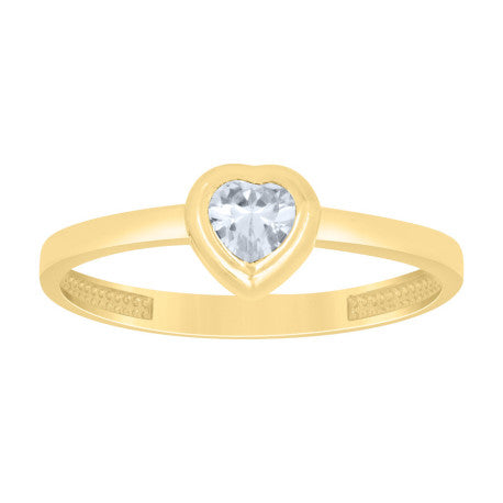 14Kt Gold Cz Ring