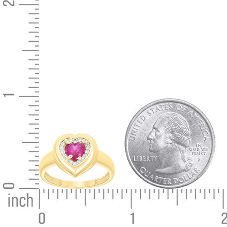 14Kt Gold Cz Ring