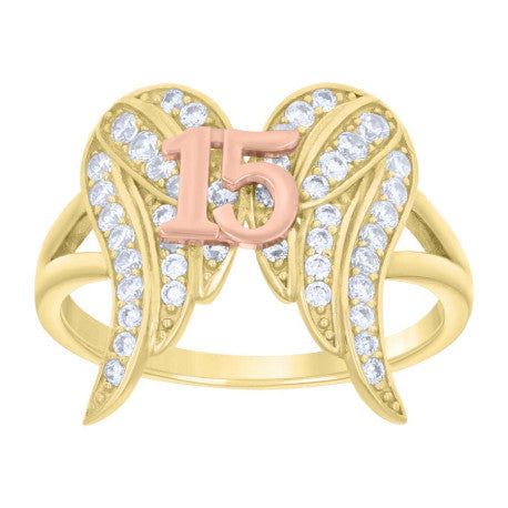 14Kt Gold Cz Ring