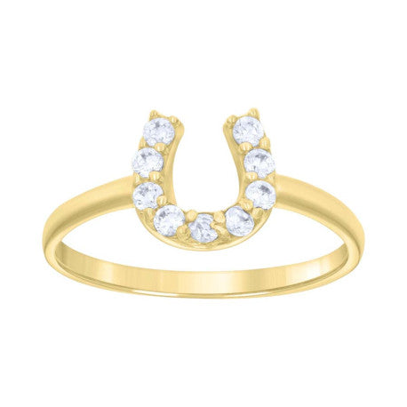 14Kt Gold Cz Ring
