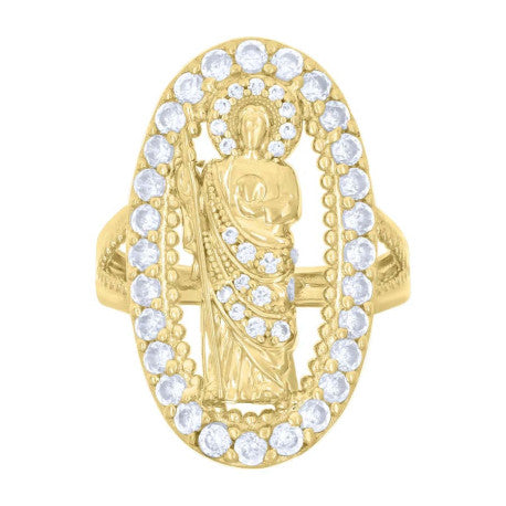 14Kt Gold Cz Ring