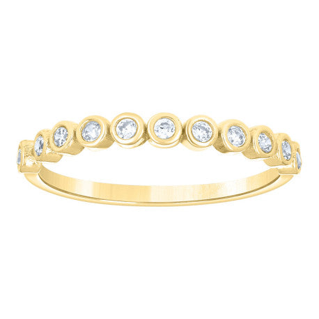 14Kt Gold Cz Ring