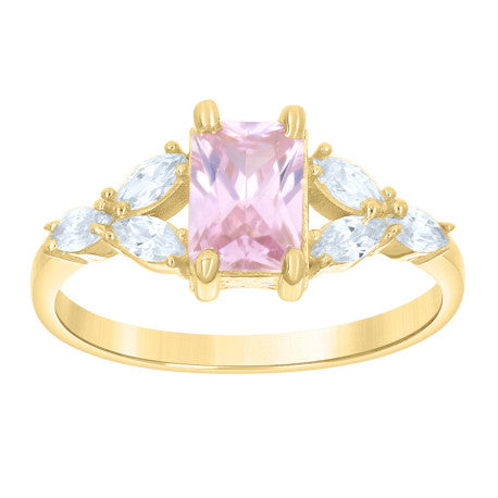 14Kt Gold Cz Ring
