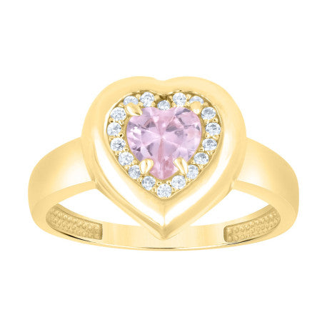 14Kt Gold Cz Ring