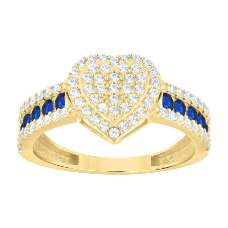 14Kt Gold Cz Ring
