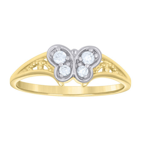 14Kt Gold Cz Ring