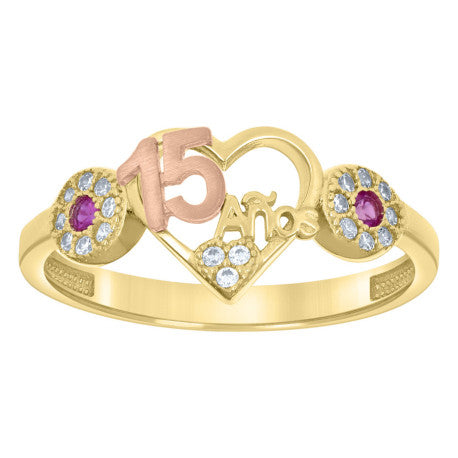 14Kt Gold Cz Ring