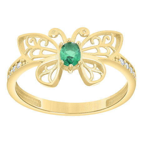 14Kt Gold Cz Ring