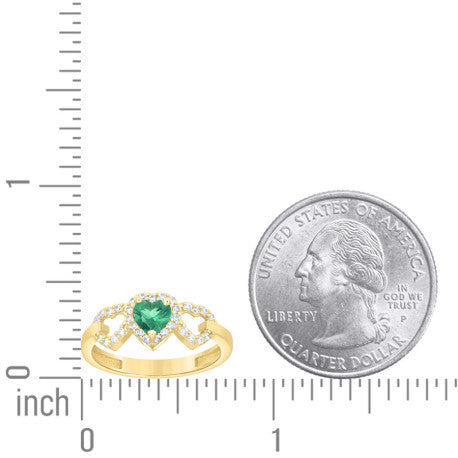 14Kt Gold Cz Ring