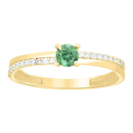14Kt Gold Cz Ring