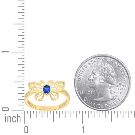 14Kt Gold Cz Ring