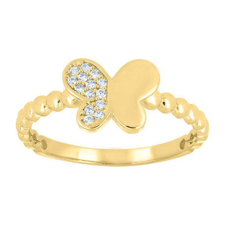14Kt Gold Cz Ring