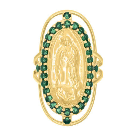 14Kt Gold Cz Ring