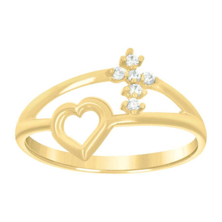 14Kt Gold Cz Ring