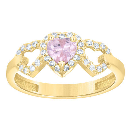 14Kt Gold Cz Ring