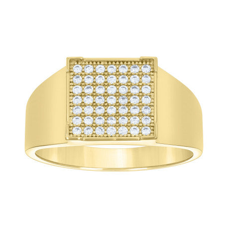 14Kt Gold Cz Ring