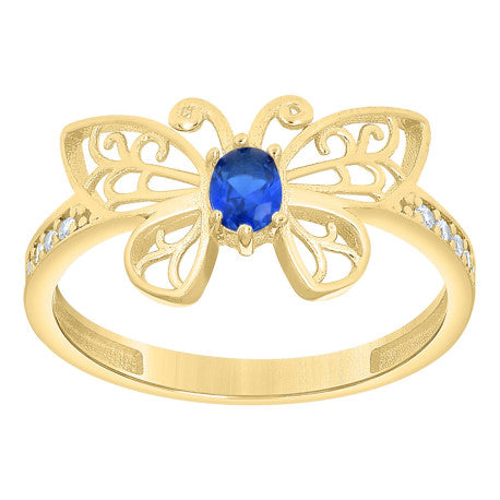 14Kt Gold Cz Ring