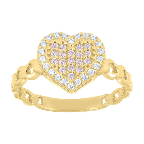 14Kt Gold Cz Ring