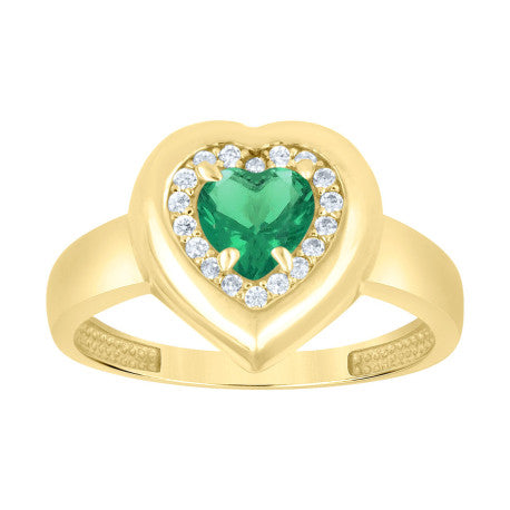 14Kt Gold Cz Ring
