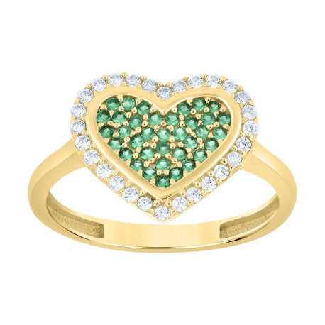 14Kt Gold Cz Ring