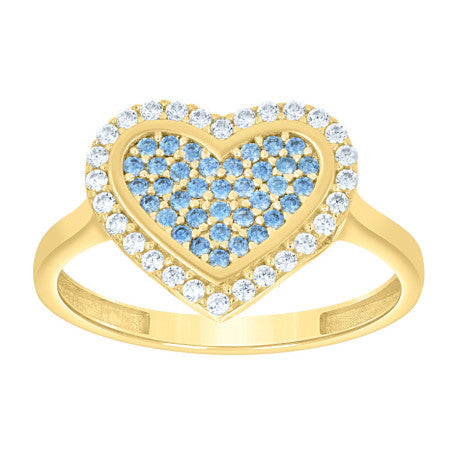 14Kt Gold Cz Ring