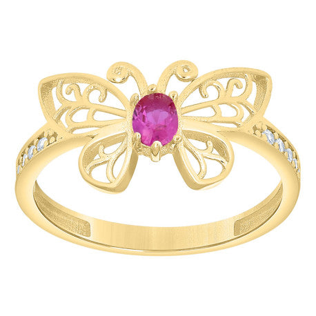14Kt Gold Cz Ring