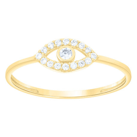 14Kt Gold Cz Ring