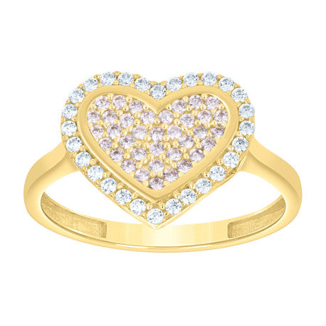 14Kt Gold Cz Ring