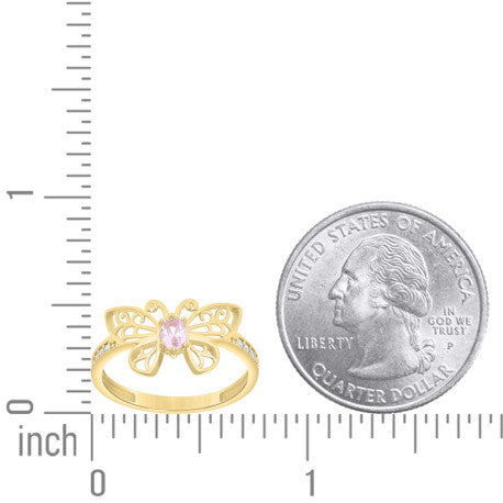 14Kt Gold Cz Ring