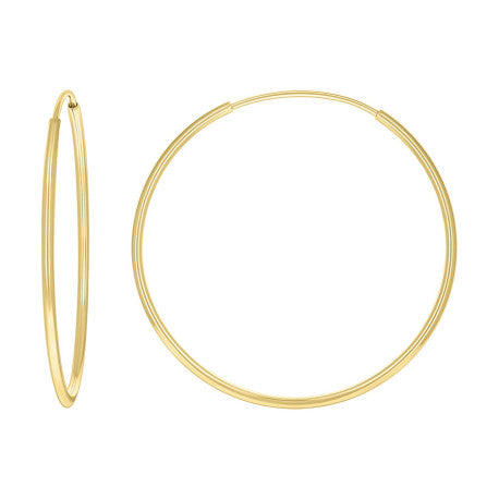 14Kt Gold Hoop Earring