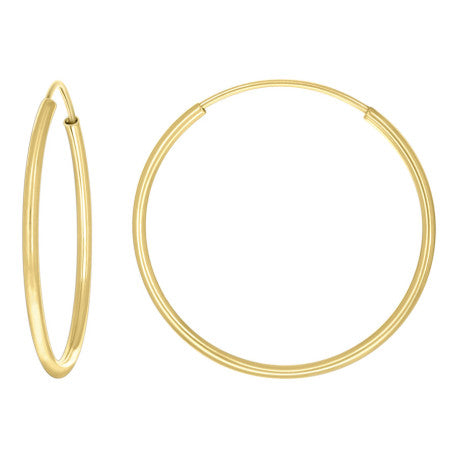 14Kt Gold Hoop Earring